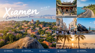 Xiamen Romantic Seaside & Heritage Tour