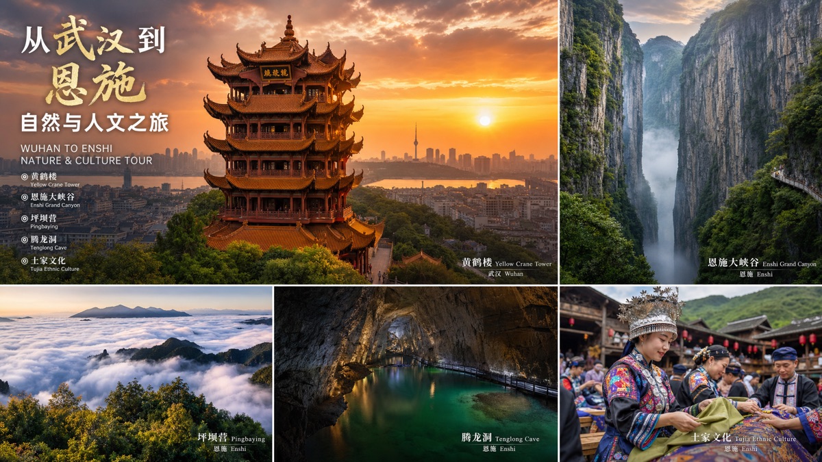武漢恩施·荊楚秘境山水之旅